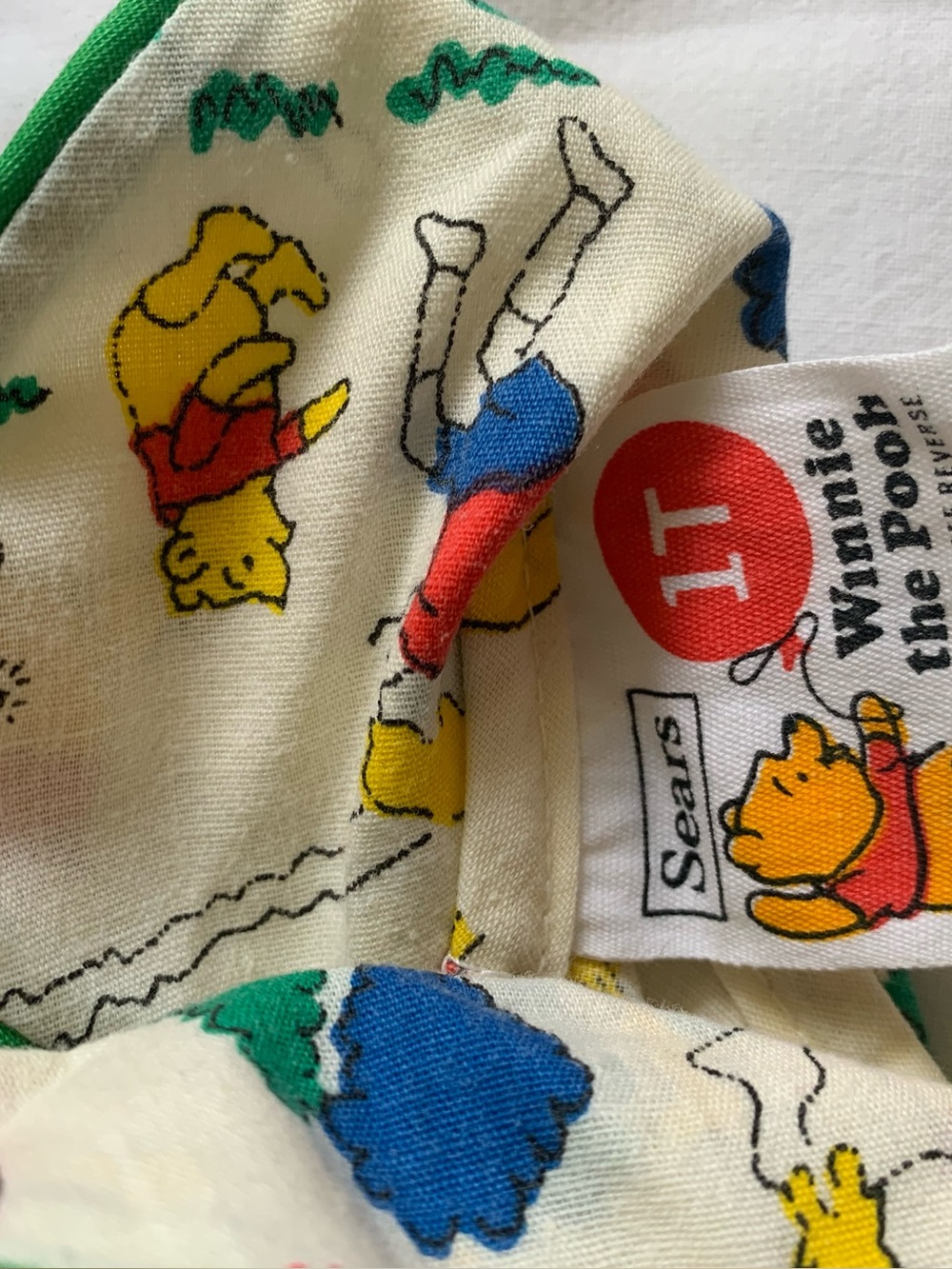 Vintage 1970’s Sears Winnie the Pooh Printed Toddler Dress - Picture 7 of 8